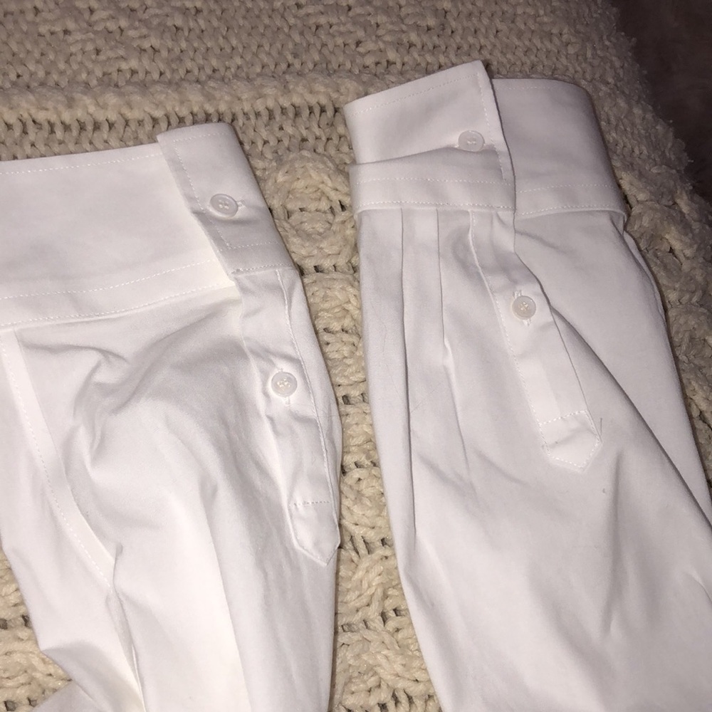 Talbots White Button Down Shirt Wrinkle Resistant… - image 4